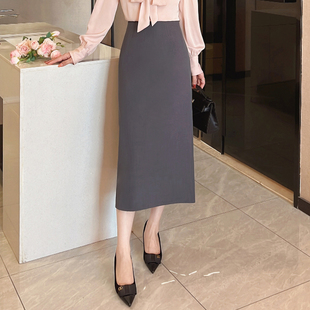 【年终大促】2026春季简约西装半身裙高腰显瘦直筒裙A字裙23097
