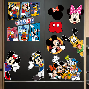 迪士尼游轮门贴磁吸贴家用定制冰箱贴卡通装饰入户门创意派对贴纸