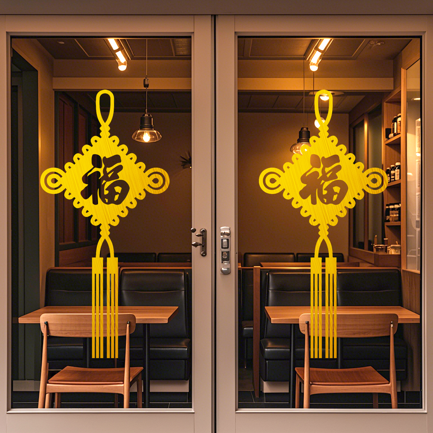 2026新年福字贴纸马年窗花静电贴