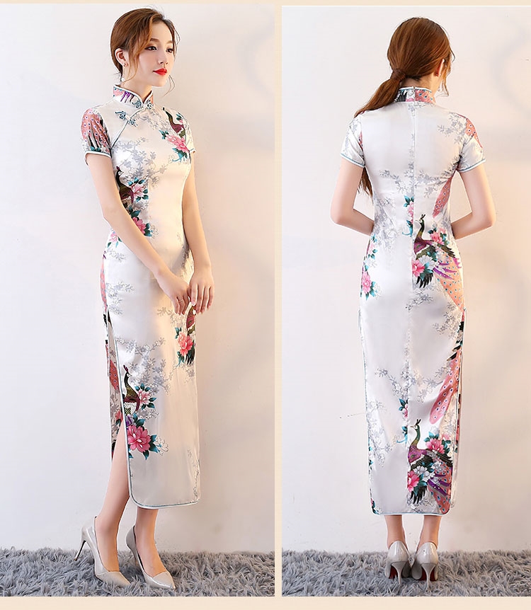 孔雀婚纱