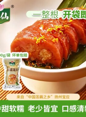 荷仙无科技狠活桂花糖藕糯米藕蜜汁藕香糯莲藕真空即食宝应特产