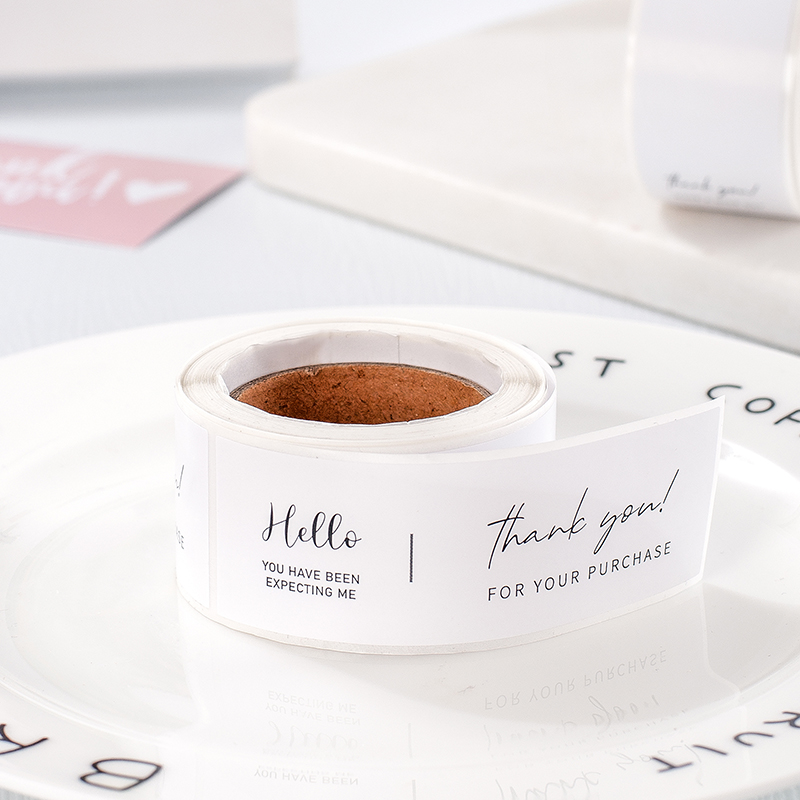 有素thankyou贴纸可任意定制