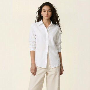 2026新款法式麻质长袖女装衬衫春夏流行时尚潮流女士衬衣483868