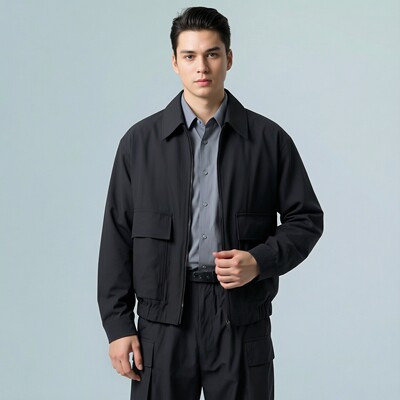 男女休闲短款夹克外套