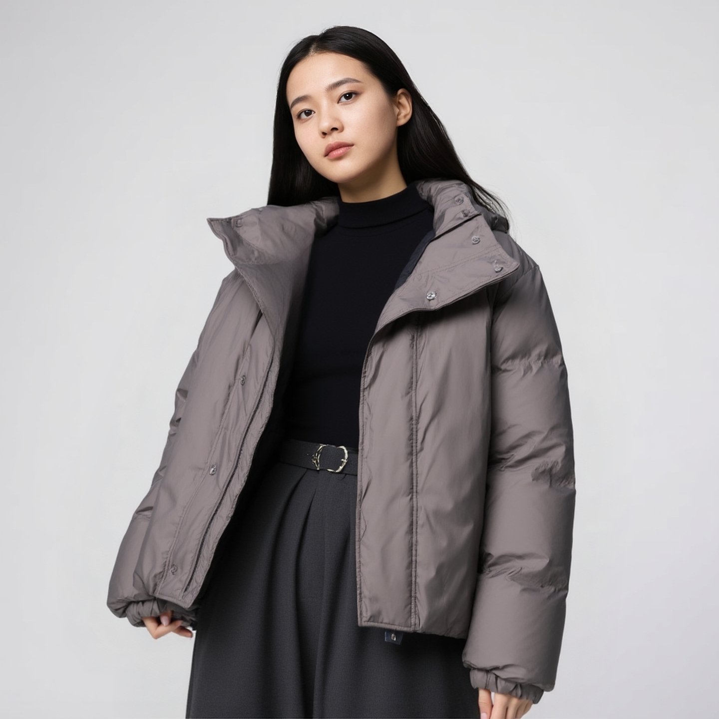 空气棉服连帽保暖外套