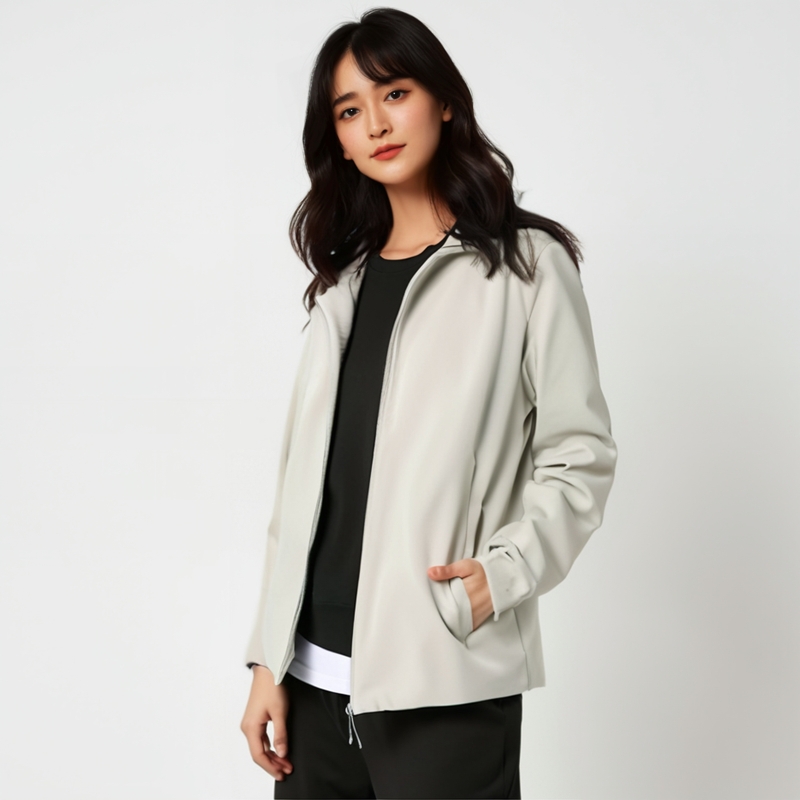 官网299女装防风拉链连帽外套户外防水两面穿摇粒绒秋冬款479697