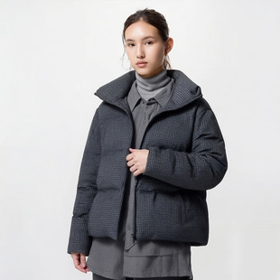 官网799女装无缝羽绒短茄克/外套2025秋冬新款防风保暖夹克478578