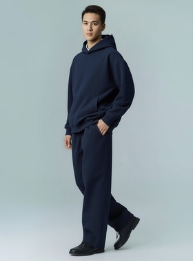 官网！男女装宽松运动长裤秋冬新款裤脚抽绳休闲裤卫裤裤子482314