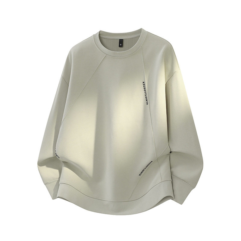 卫衣男款2026新款春秋宽松休闲长袖打底上衣加肥加大码男装t恤衫