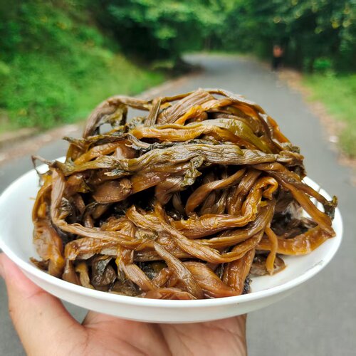 正宗四川宜宾特产根条芽菜长条芽菜烧白叶儿粑猪儿粑宜宾芽菜2斤