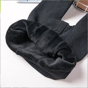 男紧身鲨鱼绒裤无缝一体裤弹力紧身裤男薄绒芭比裤高腰防寒蓄热裤