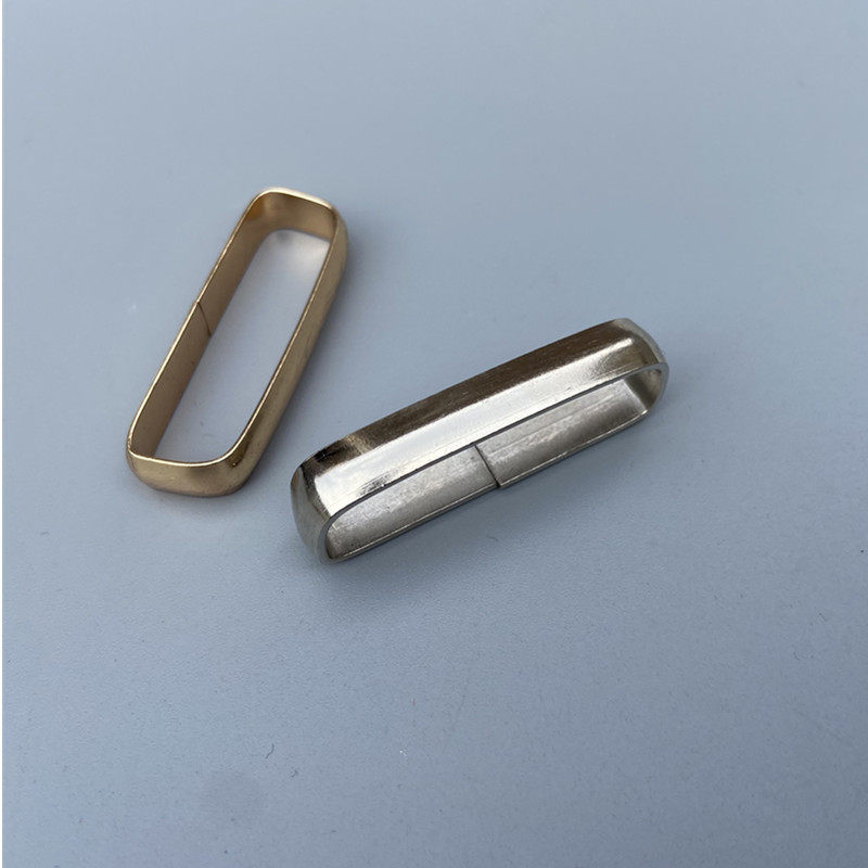 男士腰带圈环扣皮带环裤带套尾夹子锌合金金属介子尾巴真皮固定圈