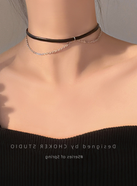 简约百搭项链女不掉色精致