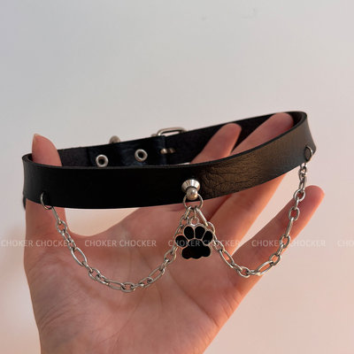 原创小狗爪颈链女项圈