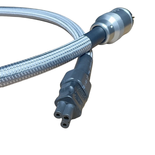 亚适奇力K佬一代纯铜HiFi音响DIY发烧级美式 C5梅花尾插国标电源线