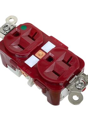 美国HUBBELL荷宝8300RMRI医疗级镀铑核磁版美标插座芯20A墙插美式