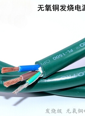 亚适AHSY发烧级无氧铜胆机电源线HiFi音响功放滤波器DIY连接散线