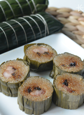 遂昌长粽新鲜梅干菜大肉粽咸双蛋黄全瘦肉豆沙蜜枣粽子早餐速食