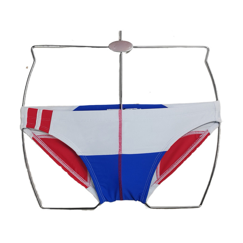 BOYTHOR男士三角泳裤低腰拼色拼接速干日式沙滩游泳时尚三角泳裤