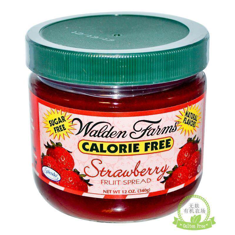 美国Walden Farms Strawberry Spread无麸零热量无脂肪无糖草莓酱