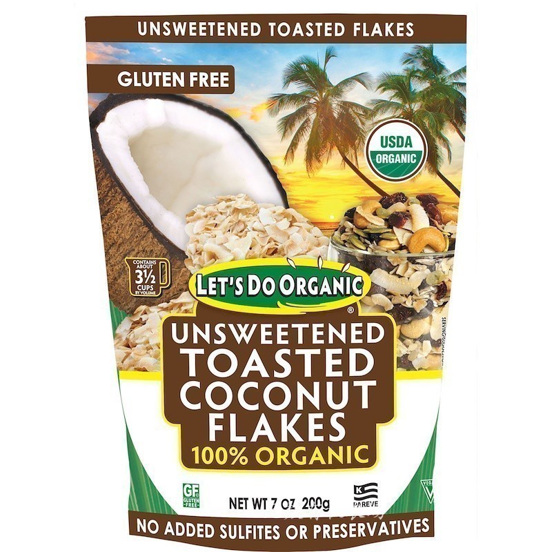 Edward Sons Toasted Coconut Flakes生酮椰子片无麸无糖低碳即食