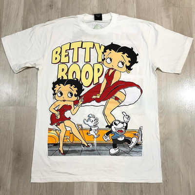 贝蒂娃娃潮牌纯棉印花短袖T恤