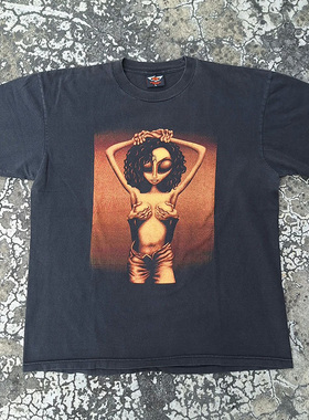 Janet Jackson  put me on a planet美式复古潮牌短袖T恤油墨网印