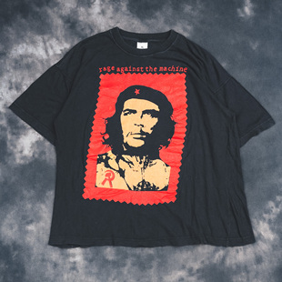 Rage Against The Machine愤怒机器乐队美式复古高街纯棉短袖t恤