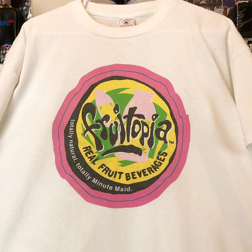 fruitopia高街印花纯棉短袖T恤