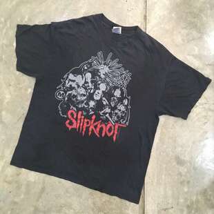 Slipknot活结乐队重金属摇滚朋克短袖美式复古VTG高街潮牌宽松T恤