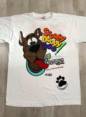 Scooby Doo史酷比狗狗怀旧卡通oldschool学院风短袖男女小领口T恤