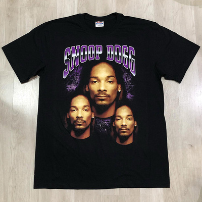 SnoopDogg狗爷短袖美式复古t恤