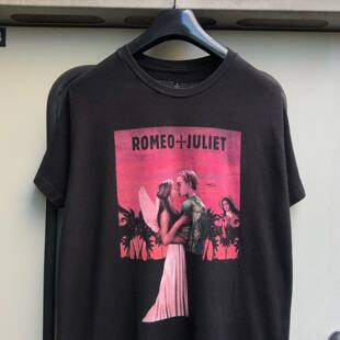 短袖 莱昂纳多经典 Juliet罗密欧与朱丽叶情侣款 and T恤 电影Romeo