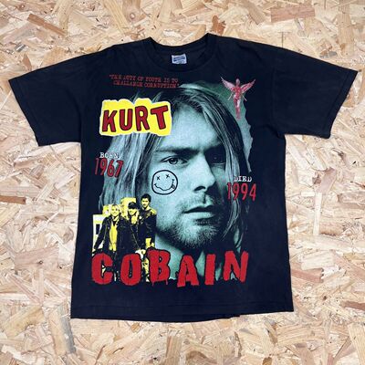 科特柯本Nirvana涅槃乐队短袖