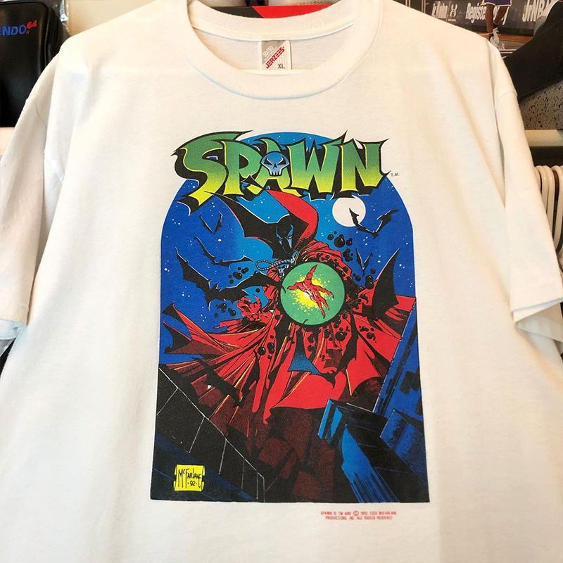 短袖vintage男女再生侠T恤复古