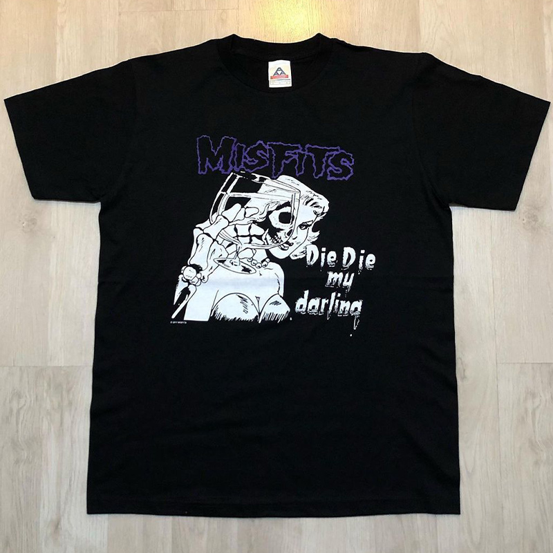 Themisfits乐队硬核朋克短袖T恤