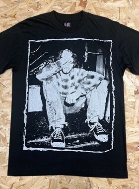 Kurt Cobain科特柯本经典复古vintage古着感人像印花短袖男女T恤