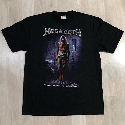 短袖T恤chic嘻哈男女Megadeth