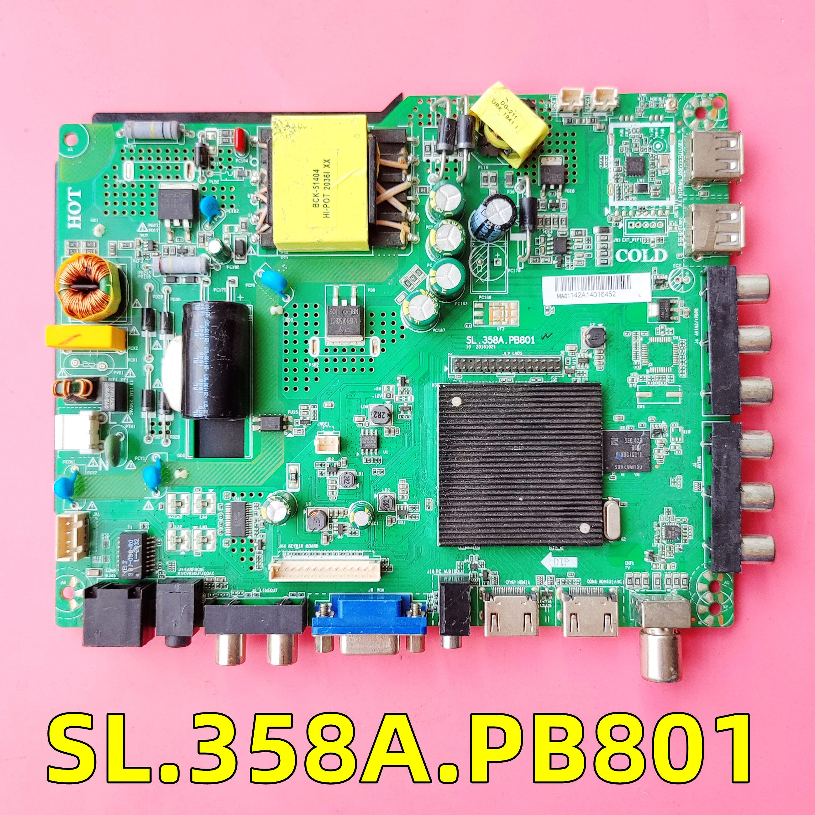 原装SL.358A.PB801主板现货测好