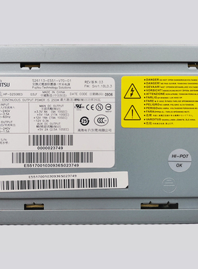 现货FUJITSU S26113-E551-V70-02 TX100S2 HP-D2508E0 服务器电源