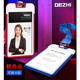 dezhi德致 抗干扰铝合金工作牌双面证件卡套带挂绳工作证胸卡金属工牌挂牌胸牌IC卡不消磁卡套定制LOGO防消磁