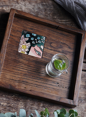 摆件女子出品中国风茶盘商务