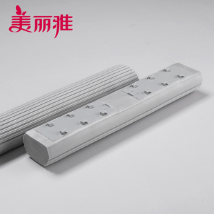 美丽雅胶棉拖把头34厘米飞翼海绵拖专用头大号清洁头替换对折式