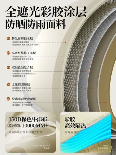 探险者 Автоматическая надувная дорожная палатка, снаряжение для кемпинга, навес, полный комплект, увеличенная толщина