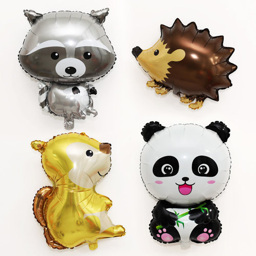萌款大象熊猫河马狐狸铝膜气球