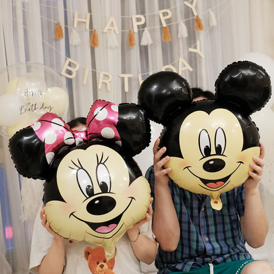 新款卡通小熊铝膜气球飘空氦气飞