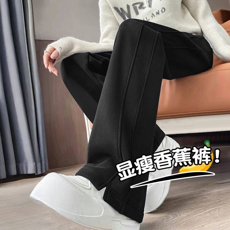 女童裤子直筒运动裤2026新款裤子