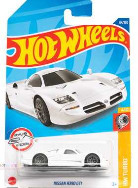 22年64号 NISSAN R390 GTI 日产 白色风火轮 HW TURBO系列22D