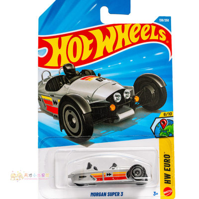 138号 MORGAN SUPER 3 灰色 风火轮 HW EURO系列26F