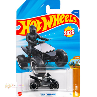 特斯拉 CYBERQUAD TESLA DIRT系列25D 风火轮 银色 25年82号